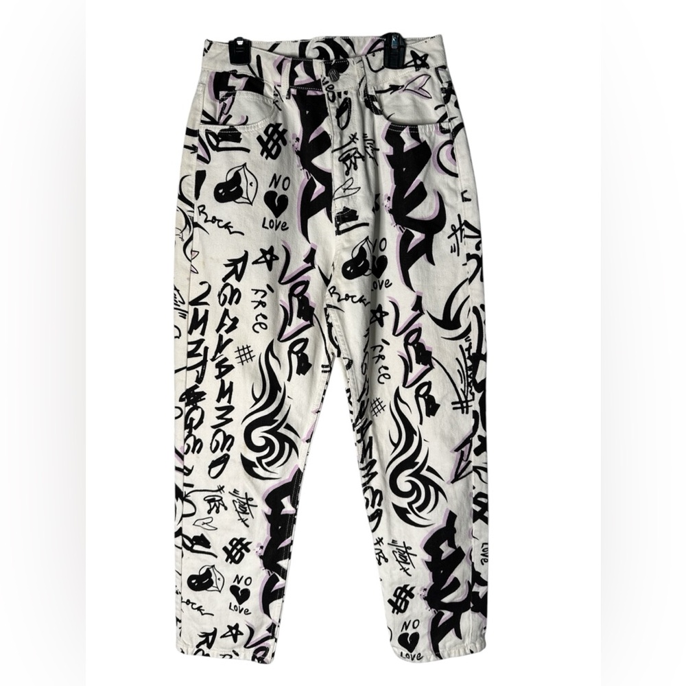 Reclaimed Vintage Graffiti Jeans